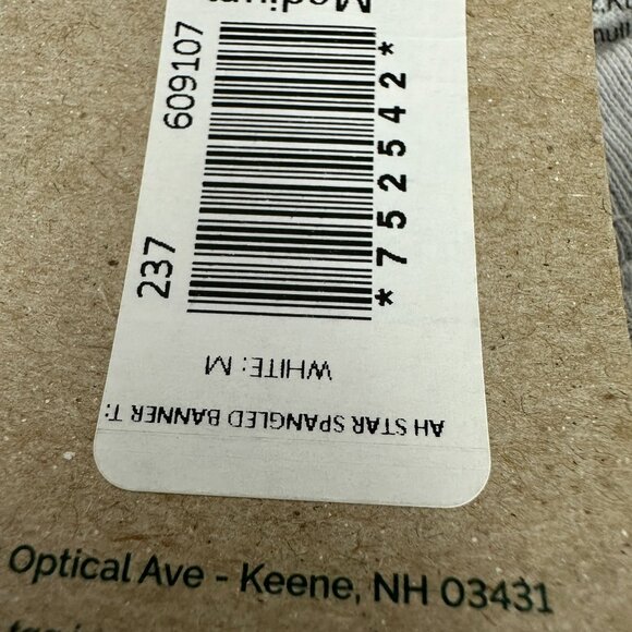 Star Spangled Banner Tie-Dye T-Shirt By The Mountain Size M 100% Cotton - Picture 6 of 6